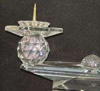 Swarovski Crystal Double Pin Candlestick Holder