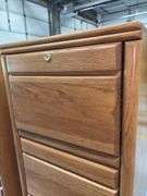 Solid Wood Filing Cabinet
