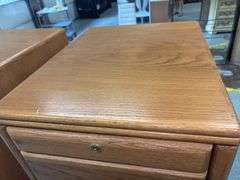 Solid Wood Filing Cabinet