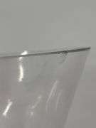 Clear Glass Vase Serpentine Wrapped