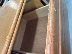 Solid Wood Filing Cabinet