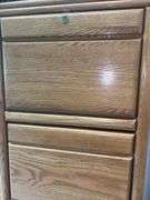 Solid Wood Filing Cabinet
