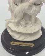 Vintage 1993 Giuseppe Armani Lady with Dogs Porcelain Figurine