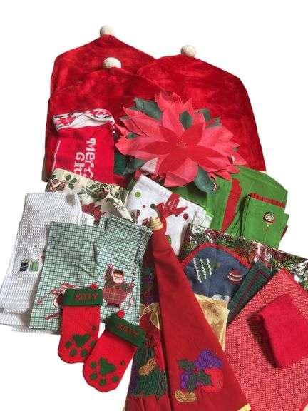 Holiday Chair Covers and Linens