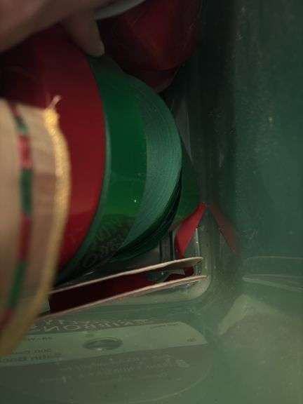2 Storage Totes Full of Ribbon