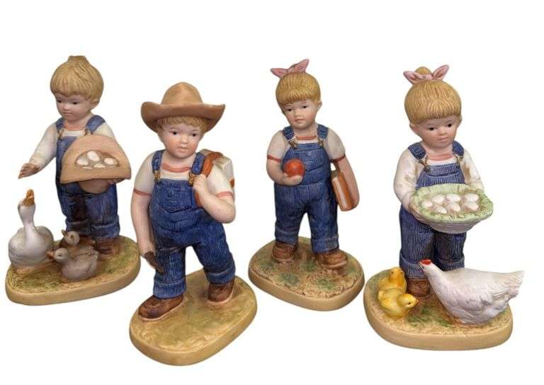 Homco Denim Days Figurines
