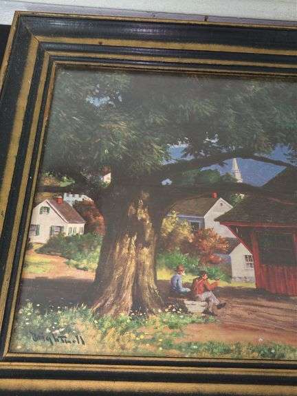 Vintage Brightwell Framed Print