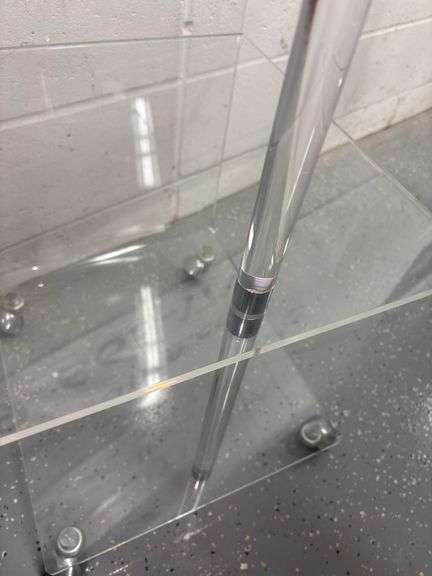 Acrylic Rolling Cart