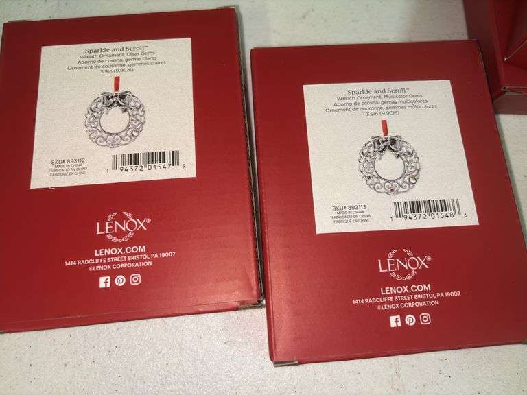 Lenox Ornaments