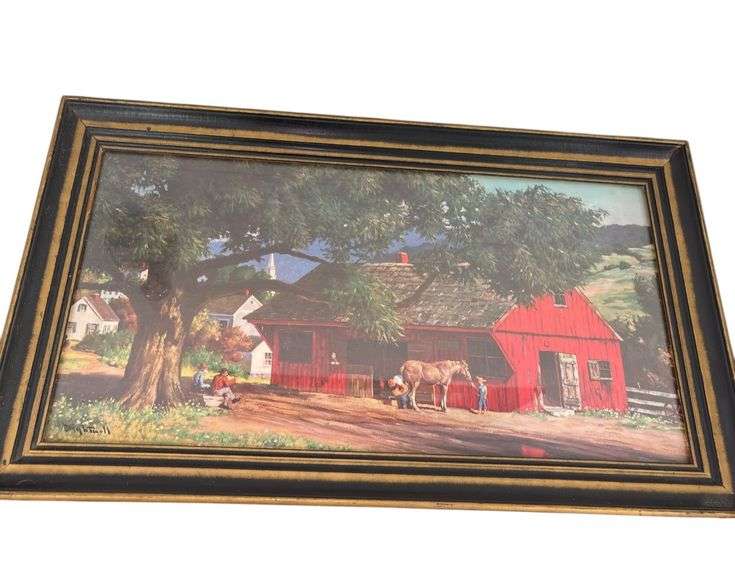 Vintage Brightwell Framed Print