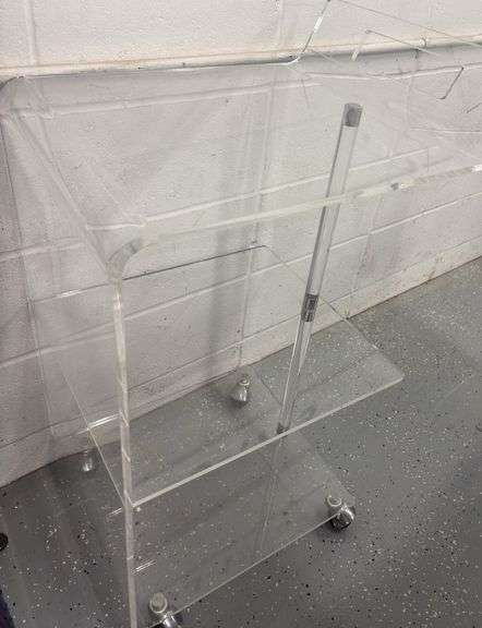 Acrylic Rolling Cart