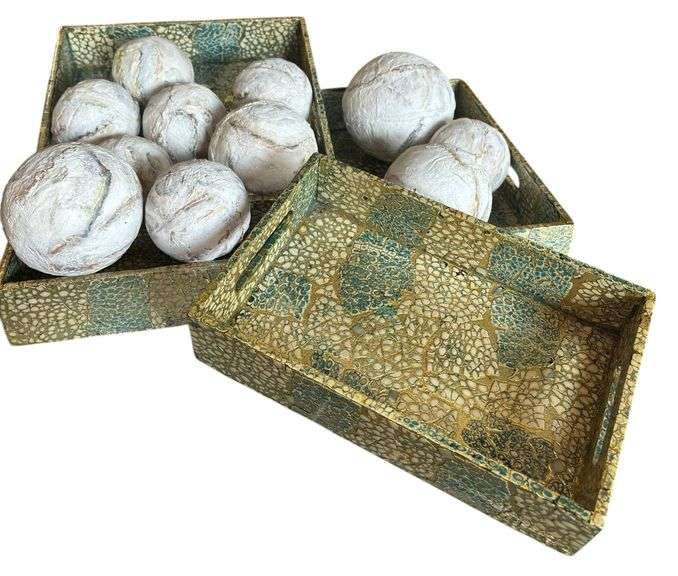 Trio of Art of Vietnam Trays