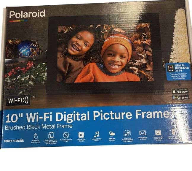 Polaroid 10” Wi-Fi Digital Picture Frame