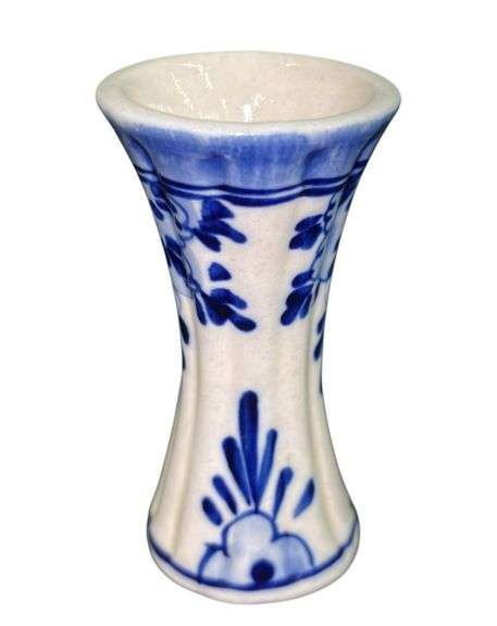 Hand Painted Delft Bud Vase