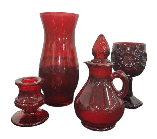 Collectible Red Glassware