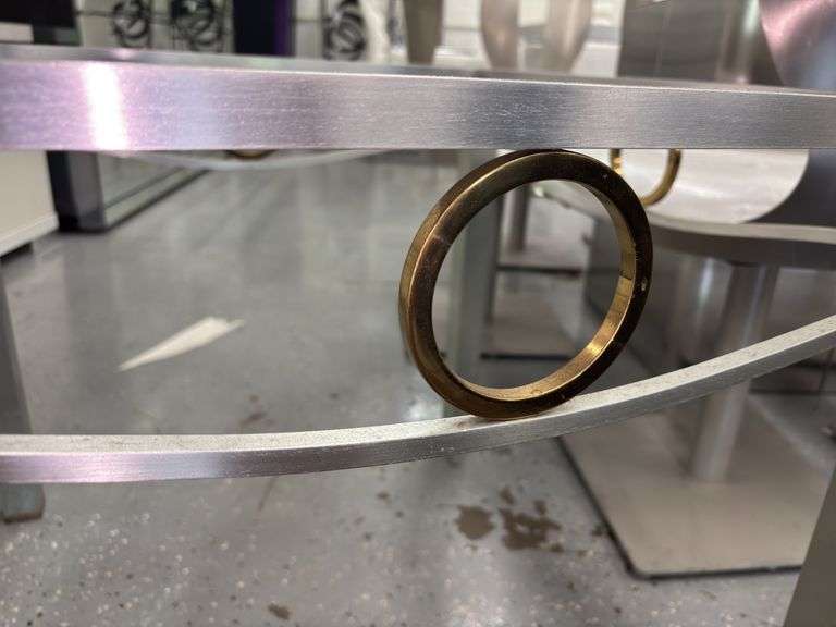 Glass Top Side Table