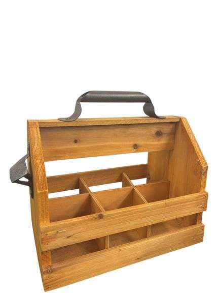 Wood Bottle Caddy