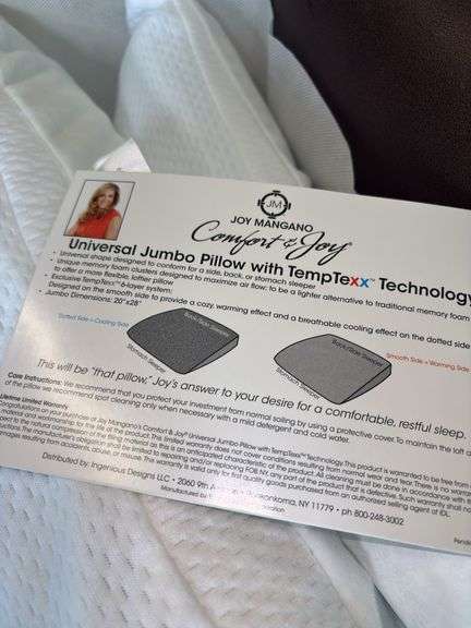 Joy Mangano Comfort and Joy Pillows