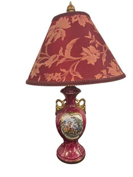 Victorian George and Martha Table Lamp