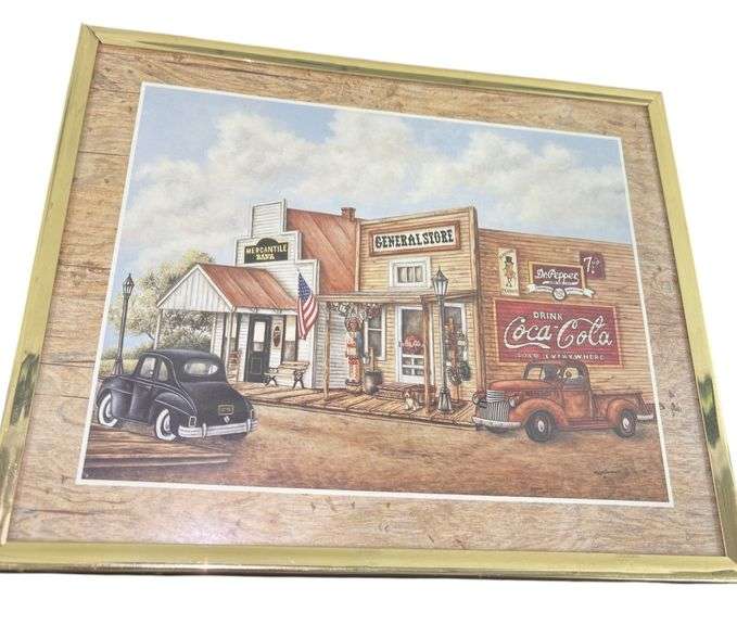 Vintage Lithos Prints 1998 NorthWest Publishing Corp Coca Cola 1997