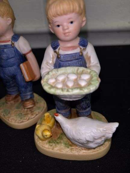 Homco Denim Days Figurines