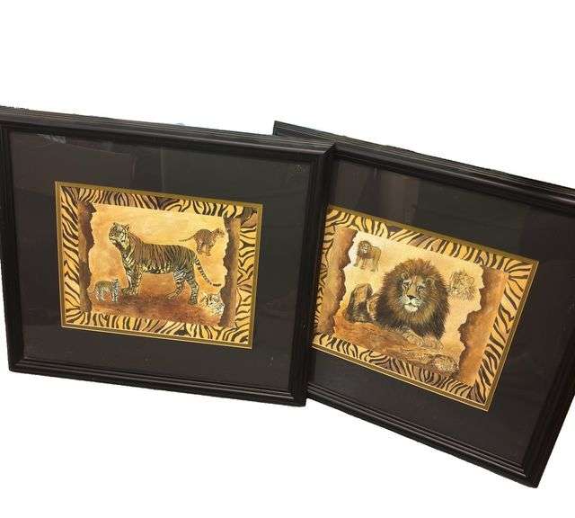 Framed Animal Original Artwork