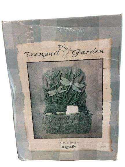 Tranqul Garden Dragonfly Fountain