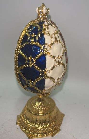 Variety of Collectible Enamel Eggs