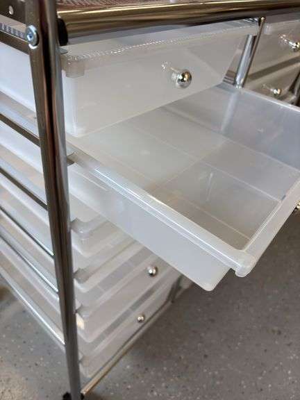 Metal Rolling Storage Cart