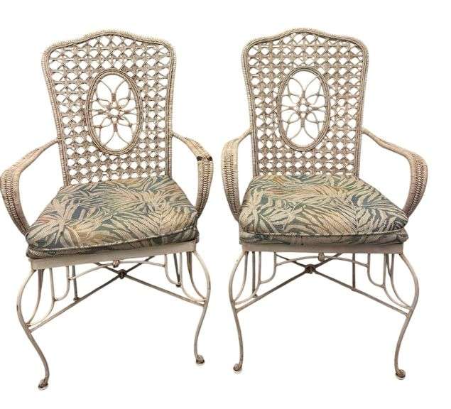 Pair of Wicker Chairs