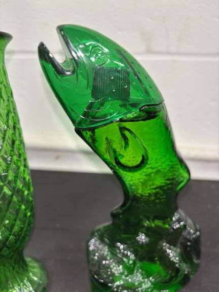 Collectible Green Glass Variety