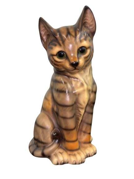Tabby Cat Figurine