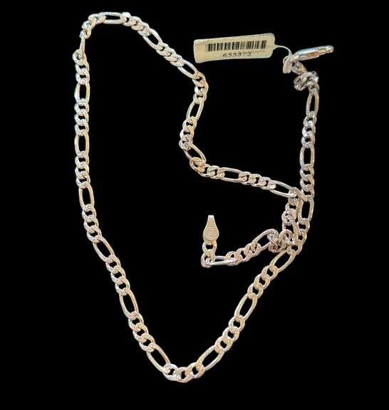 Sterling Silver Figaro Necklace