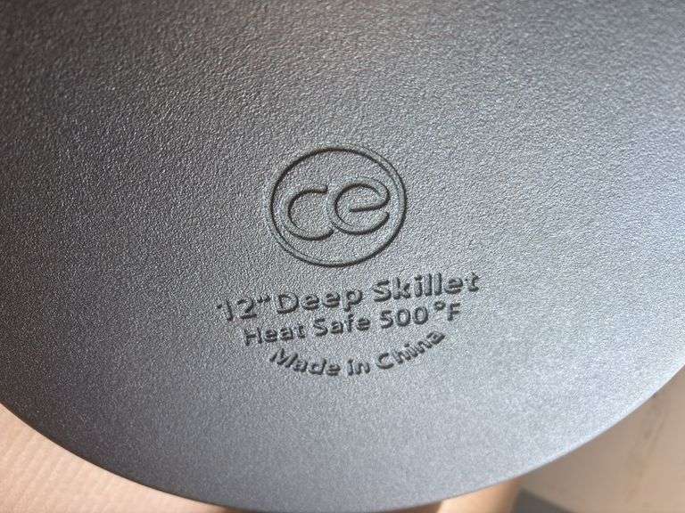 Cooks Essentials, 12" Cast-Iron Elite Pan