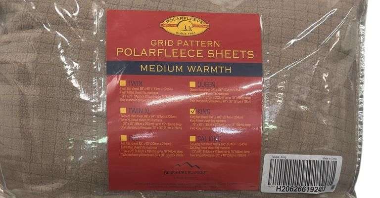 Polar Fleece King Sheet Set