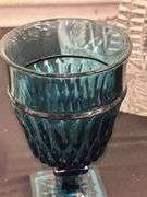 Vintage Fenton Hobnail Aqua Blue Salt Cellar and more