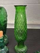 Collectible Green Glass Variety