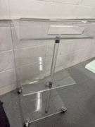 Acrylic Rolling Cart