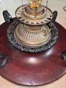 Moses Swan &  McLewee Co Converted Oil Lamp