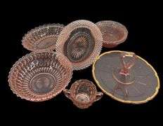 Pink Depression Glass Variety