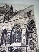 Trio of Willi Foerster Etching Prints of Rothenburg, Germany
