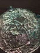 Vintage Fenton Hobnail Aqua Blue Salt Cellar and more