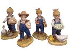 Homco Denim Days Figurines