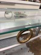 Glass Top Foyer Table