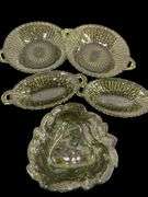 Indiana Glass Honeycomb Avocado Green Dishes