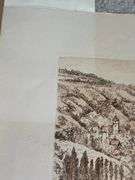 Trio of Willi Foerster Etching Prints of Rothenburg, Germany