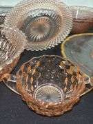 Pink Depression Glass Variety