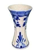 Hand Painted Delft Bud Vase