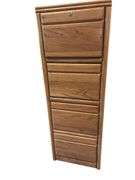Solid Wood Filing Cabinet