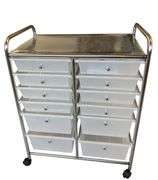 Metal Rolling Storage Cart